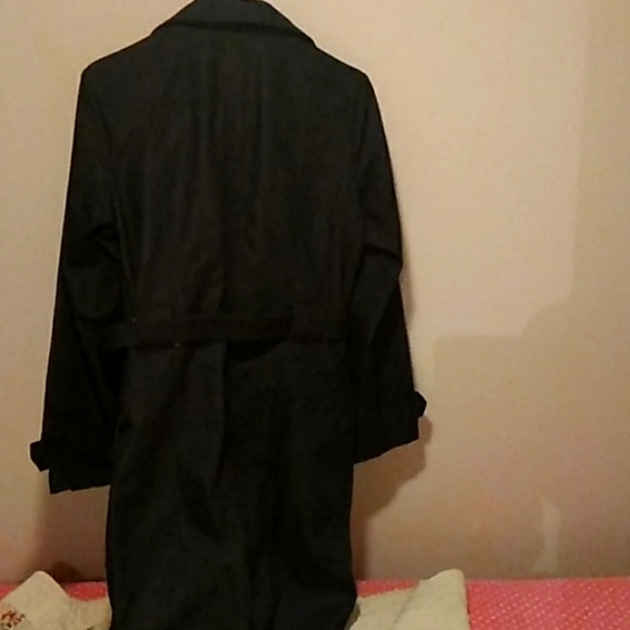 Dark blue Gap trench coat jacket  size Medium - Picture 9 of 9